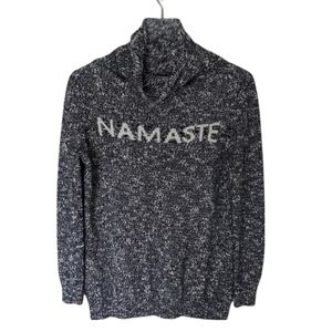 Life is Good Namaste Mock Neck Sweater